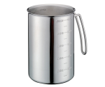 Maatbeker RVS 1 l.