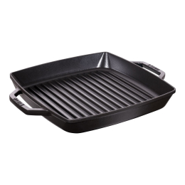 Grill met 2 grepen 28x28 cm