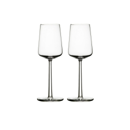 Witte wijnglas set/2