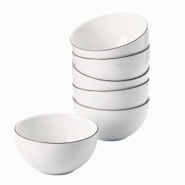 Set van zes schaaltjes