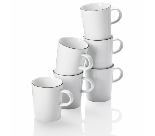 Set van zes bekers