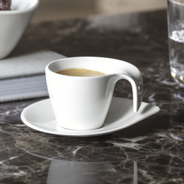 Espressokop en schotel
