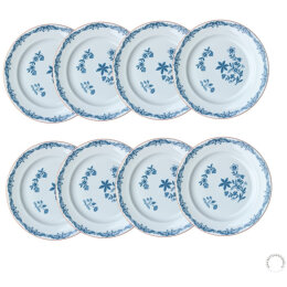 Set van 8 dinerborden