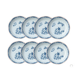 Set van 8 diep/pastaborden 22 cm